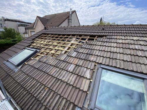 Installation de nouvelles tuiles
